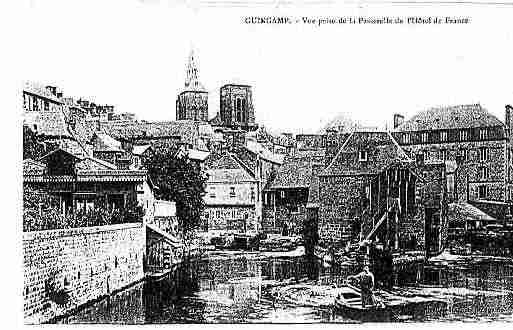 Ville de GUINGAMP Carte postale ancienne